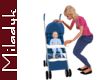 MLK Blonde Boy Stroller