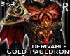 ! GoldWarlord Pauldron R