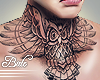 B! Owl Neck Tatto
