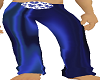 M pants blue bows