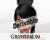 Derivable big bun hair 4