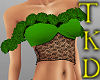 Flowered Top in Green