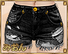 🍭 Black Ripped Shorts