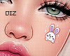 !!D Bunny Face Paint L