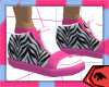 Zebra Pink Sneakers