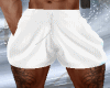 (M) White Shorts
