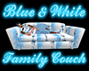 Blue&White Family couch