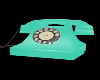 Retro Aqua Dial Phone