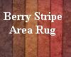 Berry Stripe Area Rug