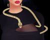 Gold Snake Choker