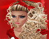 Big Hair Blonde Red Bow