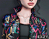 Metallic Puffer Graphic