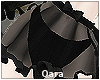 Oara Ruffle Skirt black