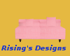 Pink Sectional  Poseless