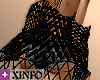 [i] Crochet Jacket - Blk