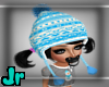 Snowman Blue beanie hat