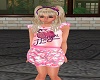 Girls Pink ILU Outfit