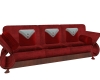 B.F Red Vintage Couch