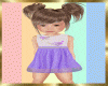 Kids-Dress Bird-Lilac