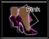 [bsw] PINK plaid shoes