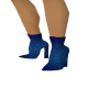 Blue Patten  Heel Boots