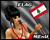 !ME HAND FLAG LEBANON