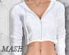 Cropped Sweater -white-