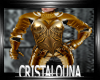 Golden armor elven king