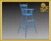 Blue Country High Chair