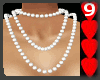 J9~White Pearl Necklace