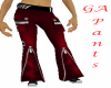 Red Zippered Pants