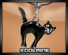 E~ Black Cat Necklace