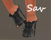 Plaid Country Heels