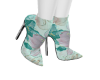 Floral Leather Boots