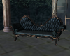 Dark elegant sofa