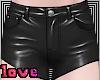 femboy leather shorts