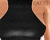 C. Leather Blk MDress
