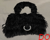BLACK FUR BAG