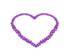 Lavender Rosepetal Heart