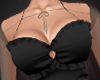 P | Black Ruffle Dress