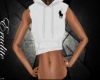 White SL Polo Hoodie