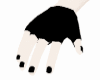 fingerless black gloves