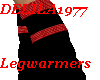 Legwarmers-Blk/Redwt