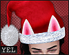 [YH] Santa kitty hat M