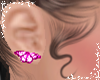 R>Pink-Butterfly Earring