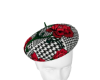 PLAID ROSE HAT