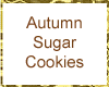 Autumn Sugar Cookies