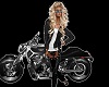 black biker  leather jac