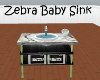 Zebra Baby Sink