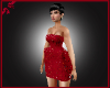 Sequin Holiday Red